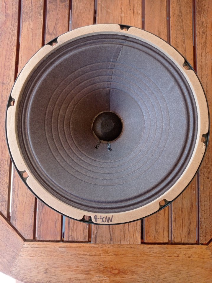 ALTAVOZ WEBER 10A 125 8Ohm 30w - AlNiCo