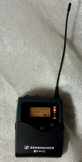 Receptor SENNHEISER EM 500 G3 y Emisor SENNHEISER SK 500 G3, Inalámbricos.