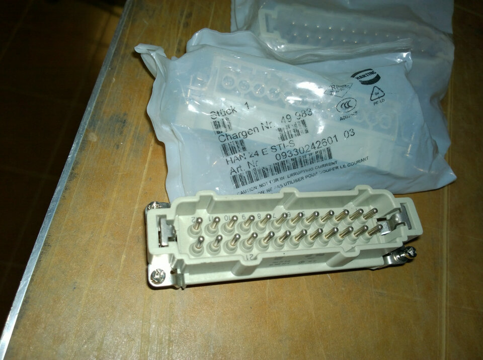 Conectores Harting (original) nuevos y usados
