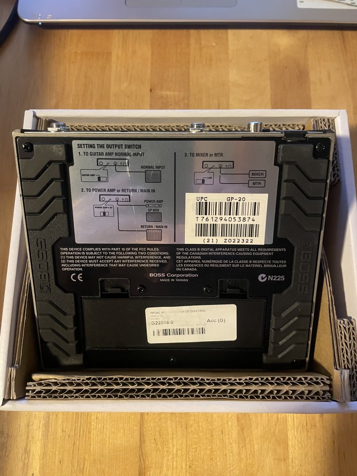 BOSS GP-20 Guitar Amp Processor