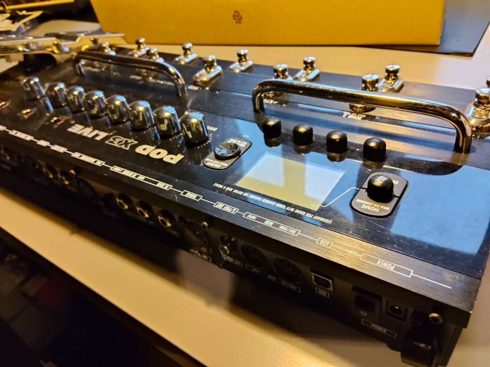 Pedalera pod x3 live