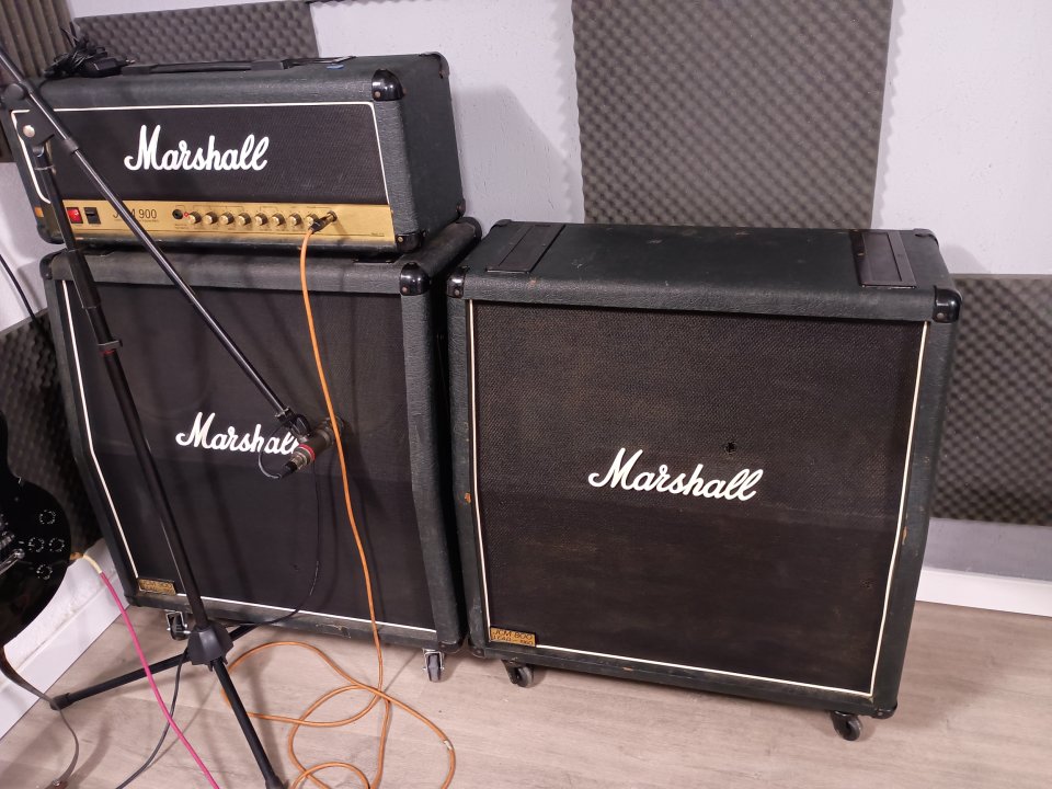 Cabezal + pantallas Marshall jcm 800/900