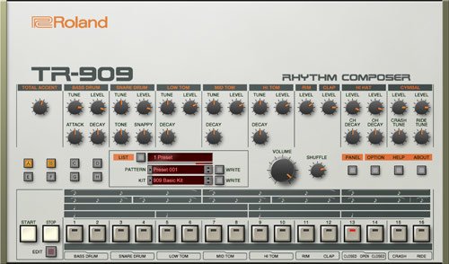 Roland Cloud TR-909 (exclusivo para Unión Europea)
