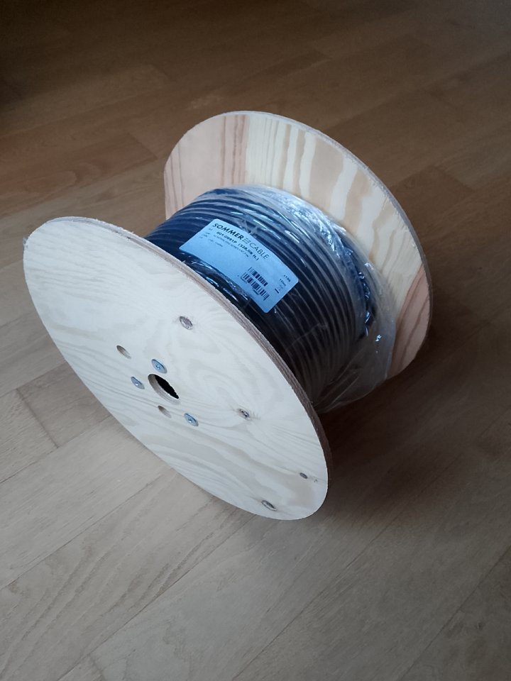 Vendo LOTE 500m Sommer Cable (Aqua Marinex, Vector Plus, DigitalSAT) - NUEVO