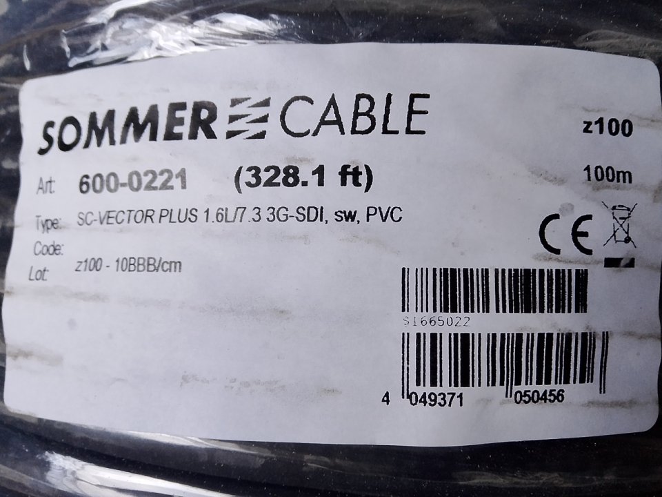 Vendo LOTE 500m Sommer Cable (Aqua Marinex, Vector Plus, DigitalSAT) - NUEVO
