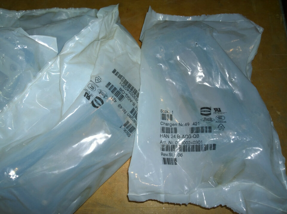 Conectores Harting (original) nuevos y usados