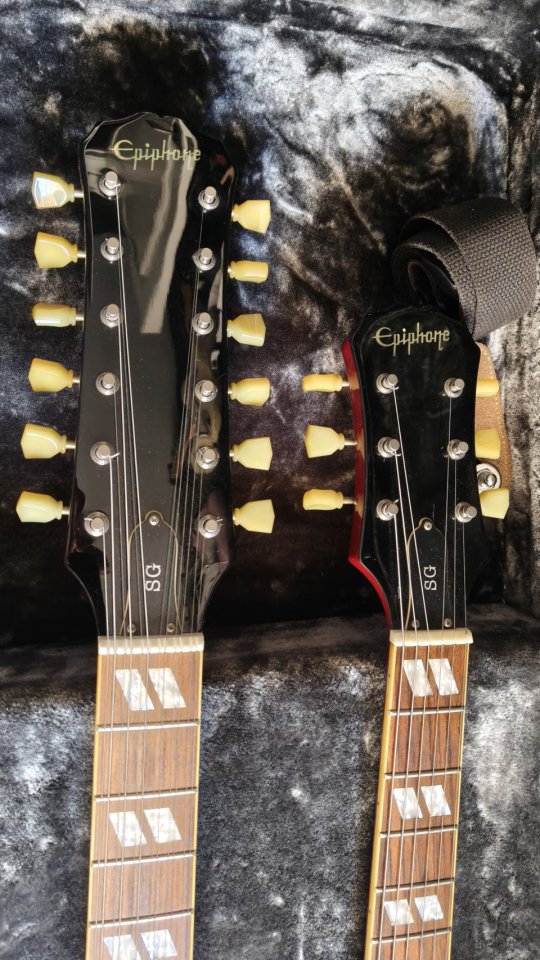 Epiphone doble mástil con mejoras. de segunda mano · Foto 2 de 6 · Illes Balears · 800 €