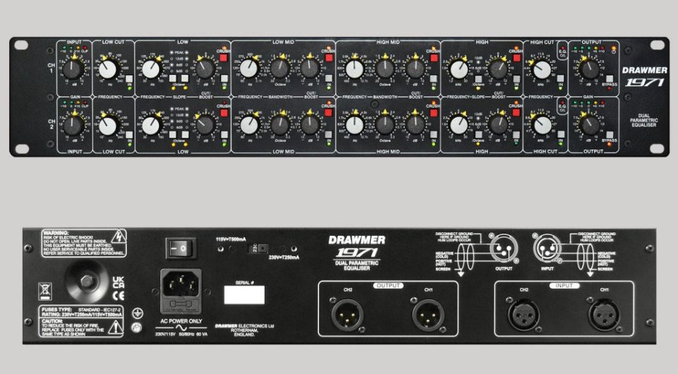 Drawmer 1971 Ecualizador NUEVO