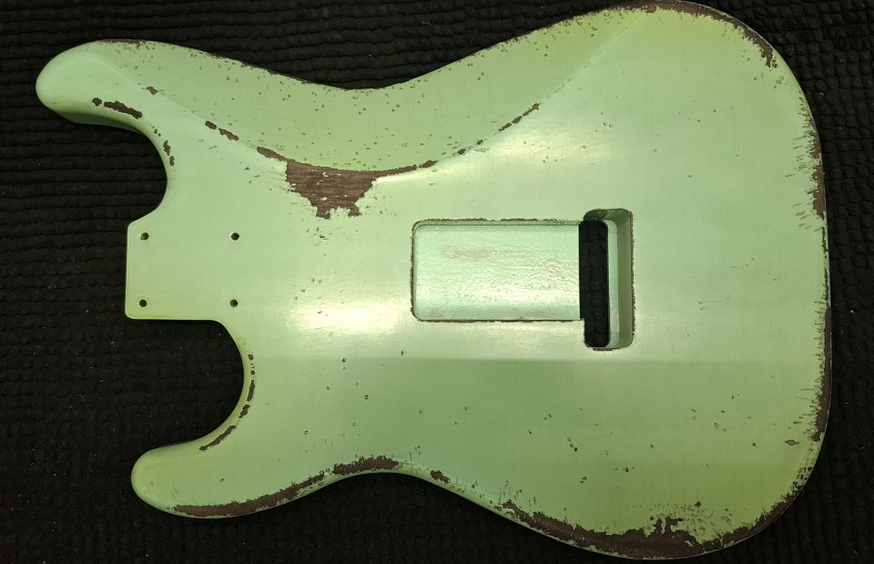 Cuerpo Stratocaster Mjt Surf Green Nuevo!!!