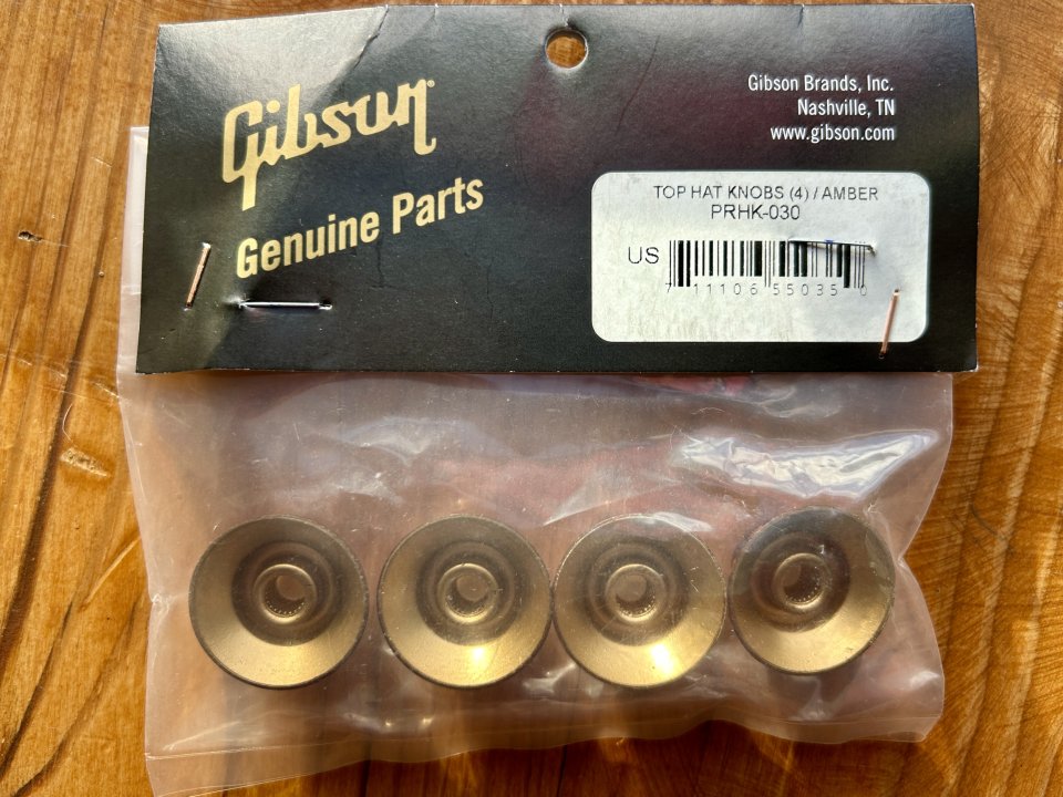 GIbson perillas potenciometros ambar de segunda mano · Foto 1 de 2 · Araba · 12 €