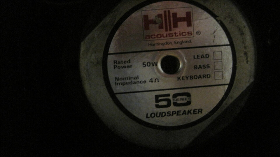 Amplificador de guitarra vintage HH L50