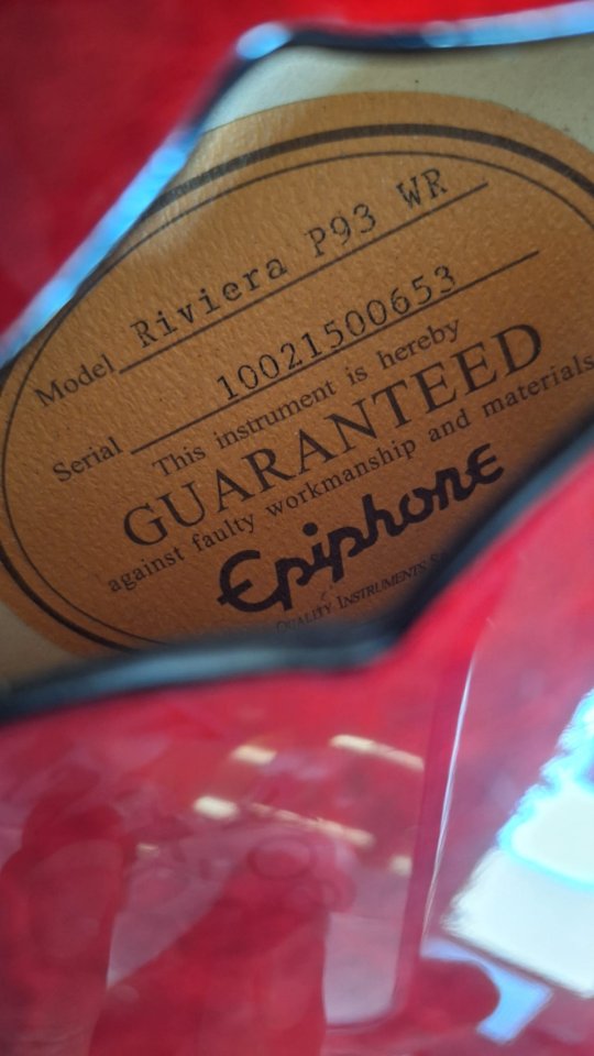 Epiphone Riviera Custom P93