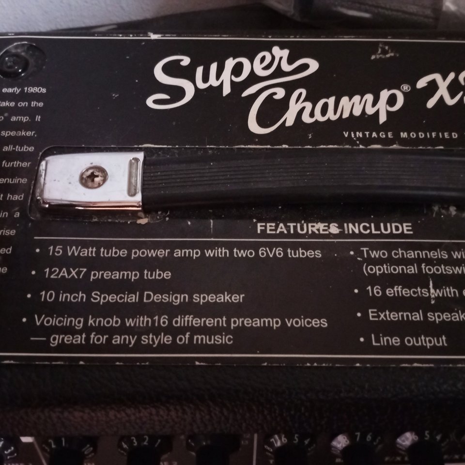 Amplificador Fender Super Champ XD