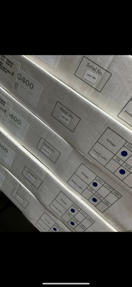 LA Audio G400, puerta ruido 4Ch, precintada, disponibles 5 unidades.