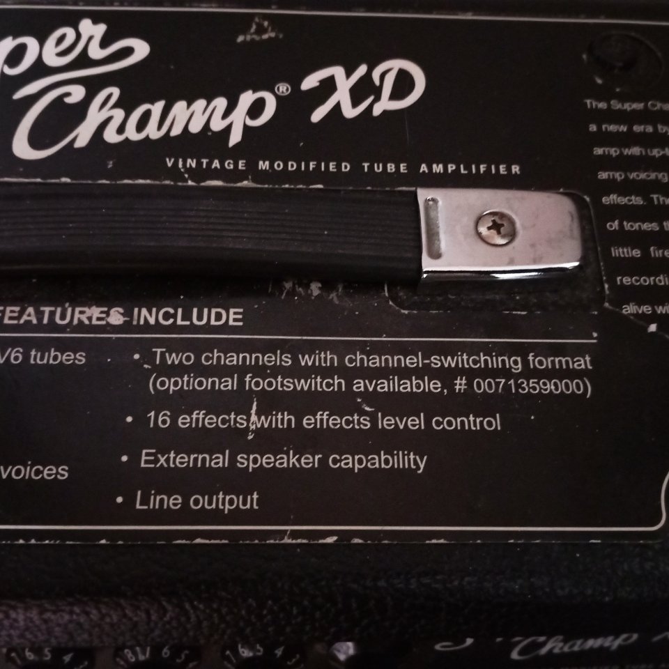 Amplificador Fender Super Champ XD