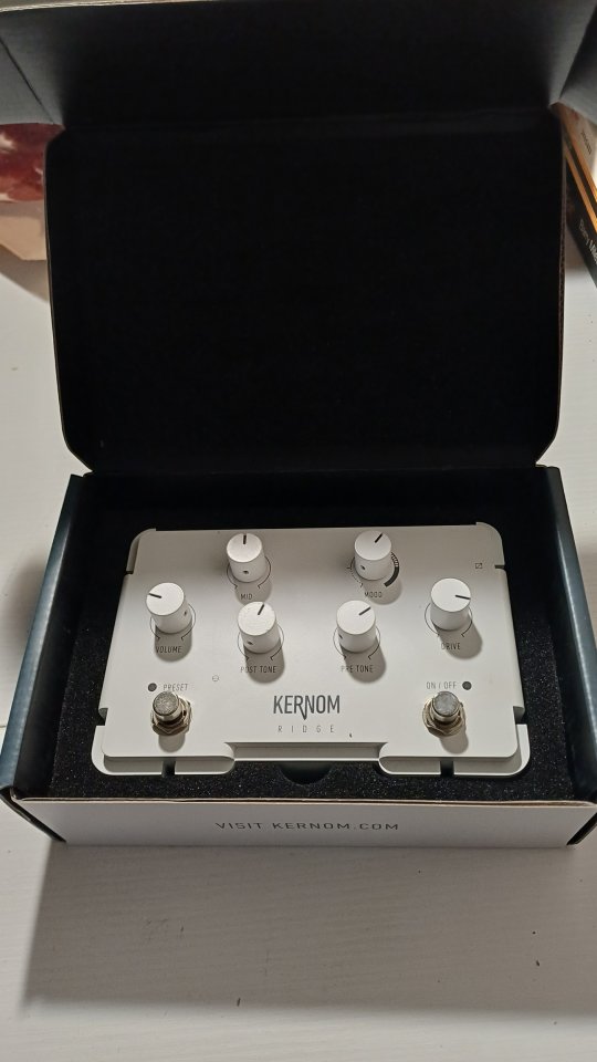 Kernom Ridge Overdrive + Warm Audio Odd + mxr micro amp