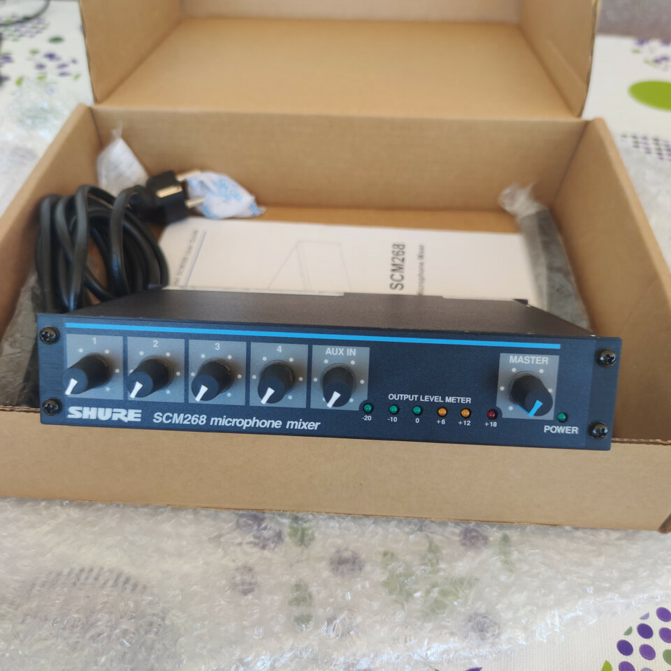 made in USA SHURE SCM268 mezclador de micrófonos PRO