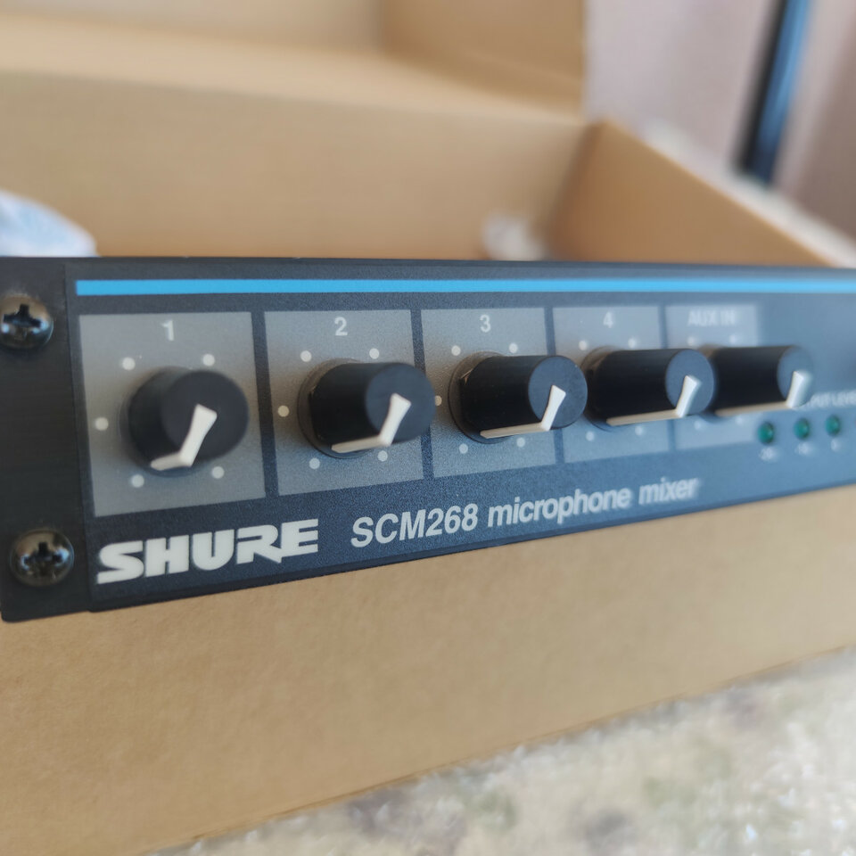 made in USA SHURE SCM268 mezclador de micrófonos PRO