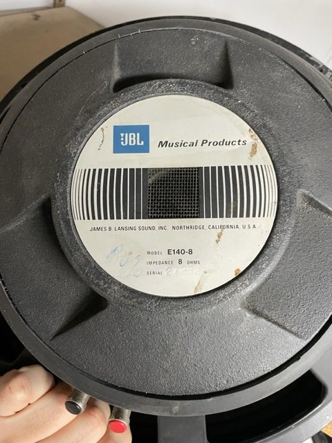 Conos de altavoz usados 12", 15", 18". JBL, Gauss, RCF, Sinmarc, Beyma...