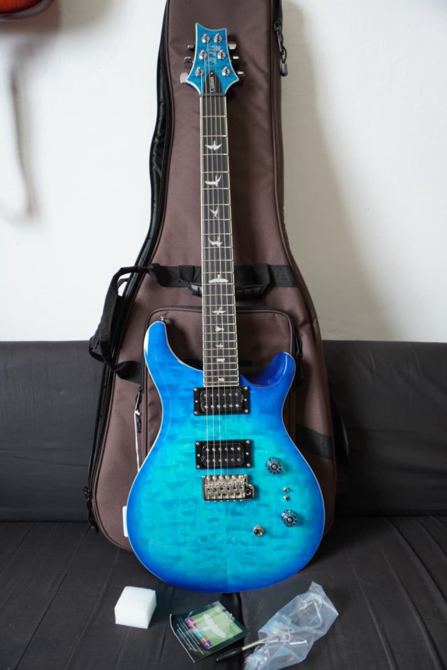 PRS SE Custom 24-08 Quilt Lake Blue