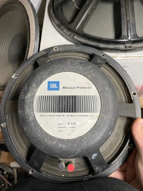 Conos de altavoz usados 12", 15", 18". JBL, Gauss, RCF, Sinmarc, Beyma...