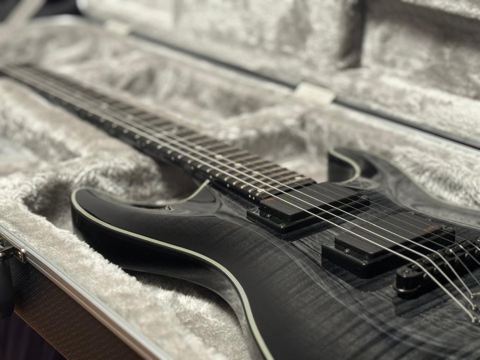 Dean Custom 450 FM Trans Black