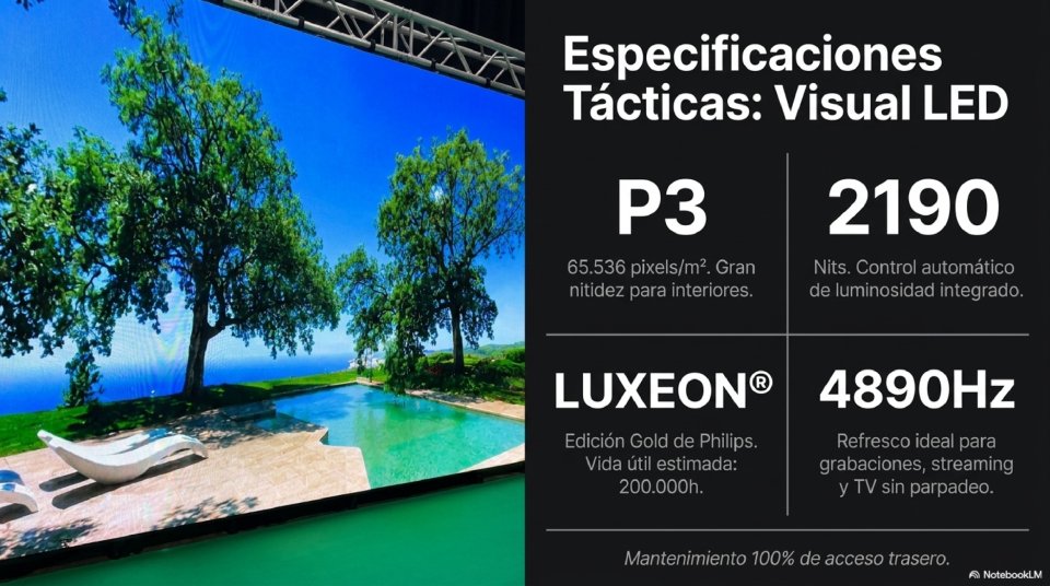 Pantalla LED 10m² + Estructura Autoportante de segunda mano · Foto 4 de 7 · Málaga · 16000 €