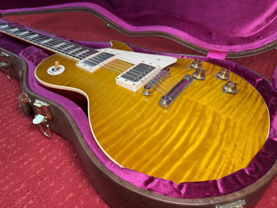 Gibson Custom Shop 1958 Les Paul Reissue (R8) 2014 – Lemon Burst de segunda mano · Foto 9 de 10 · Bizkaia · 4000 €