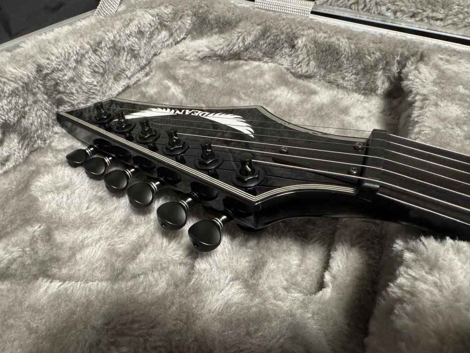 Dean Custom 450 FM Trans Black