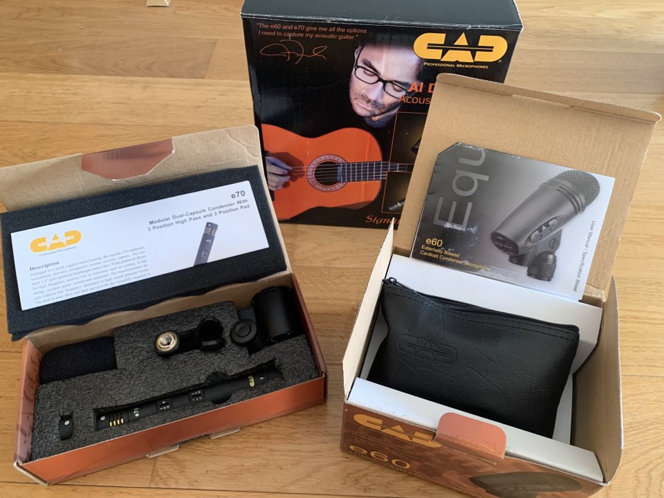 Pack de Micrófonos CAD (Al Di Meola Guitarra Acústica)