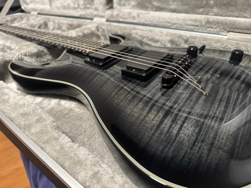 Dean Custom 450 FM Trans Black
