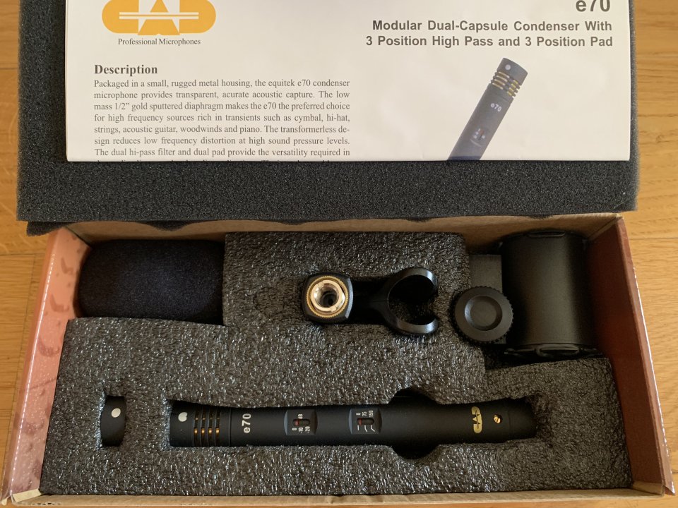 Pack de Micrófonos CAD (Al Di Meola Guitarra Acústica)