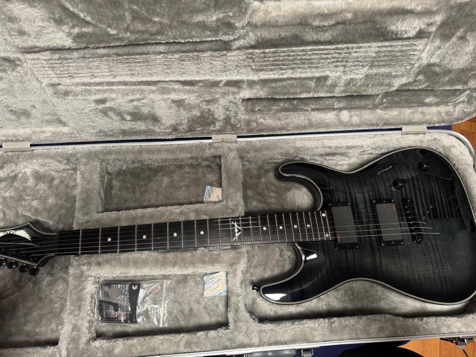 Dean Custom 450 FM Trans Black