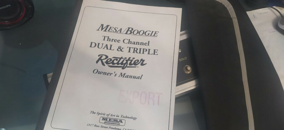 MESA BOOGIE DUAL RECTIFIER + PANTALLA Mesa Boogie 4x12 Rectifier Stand.