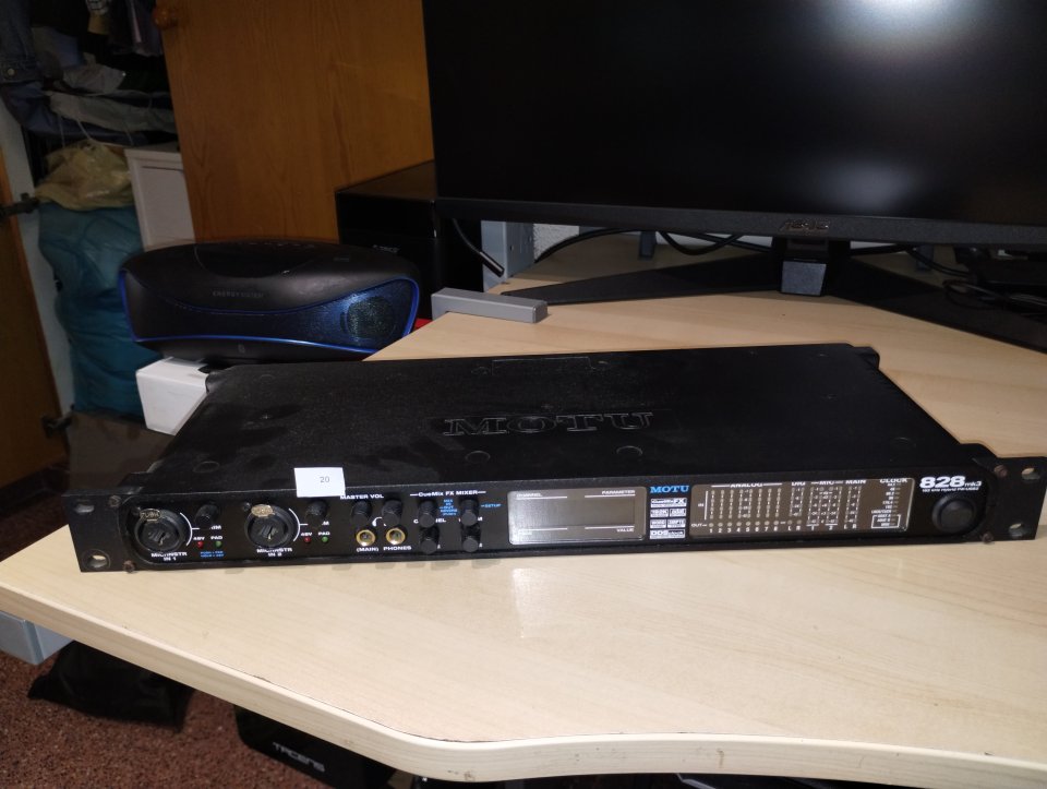 Audio interface MOTU 828MK3 fireware y 828MK3 Fw-usb2