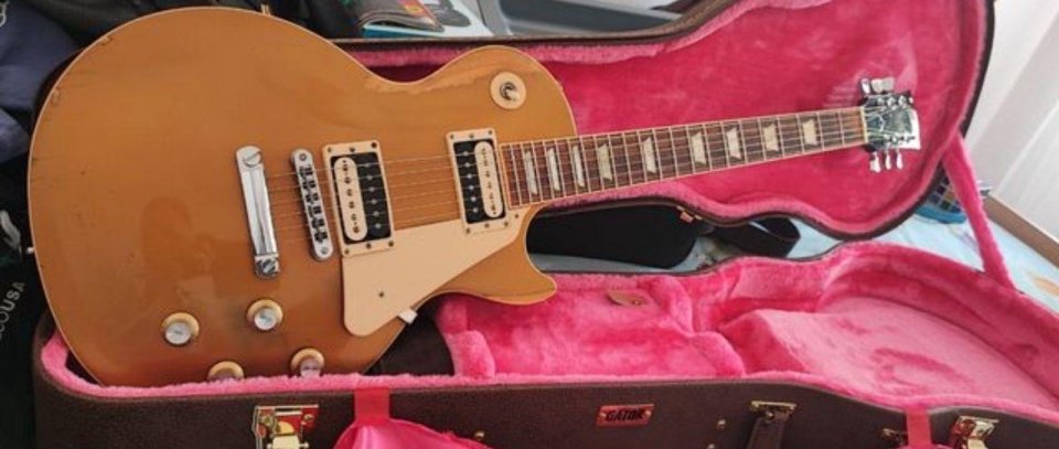 Gibson les Paul tradicional pro Gold top