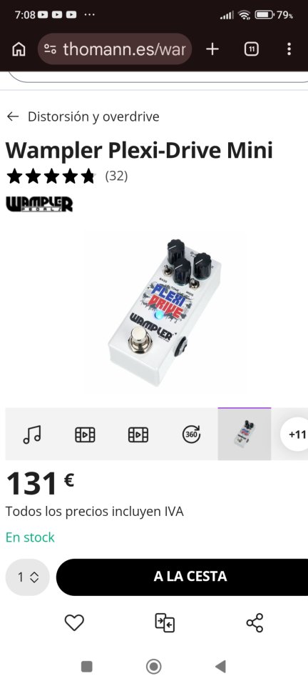 Wampler Plexi mini