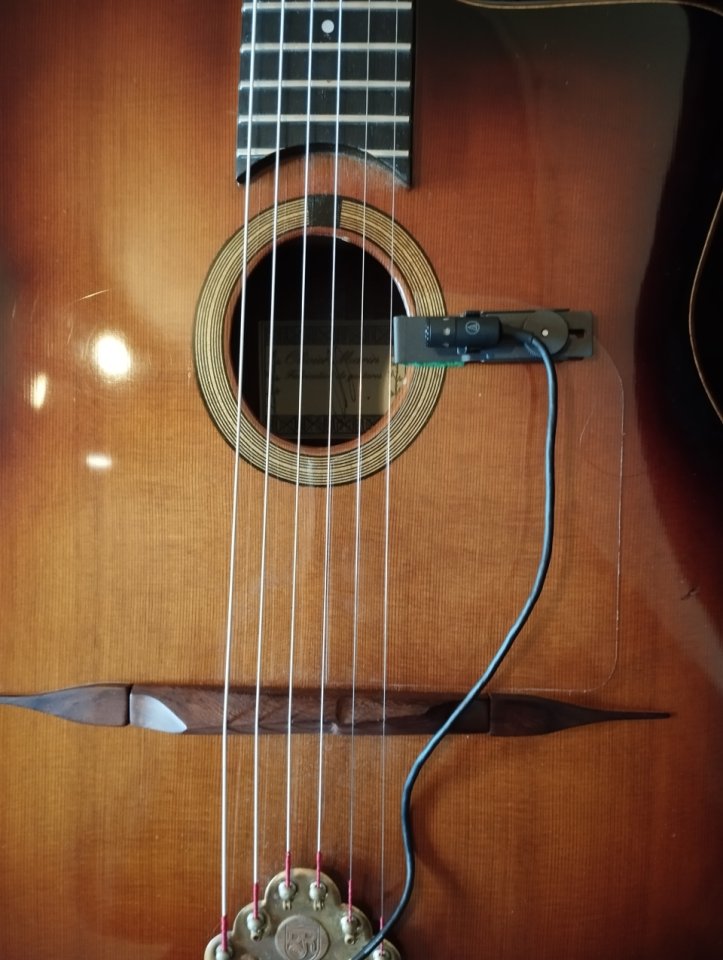 Guitarra Manouche de Gypsy Jazz Olivier Marin.