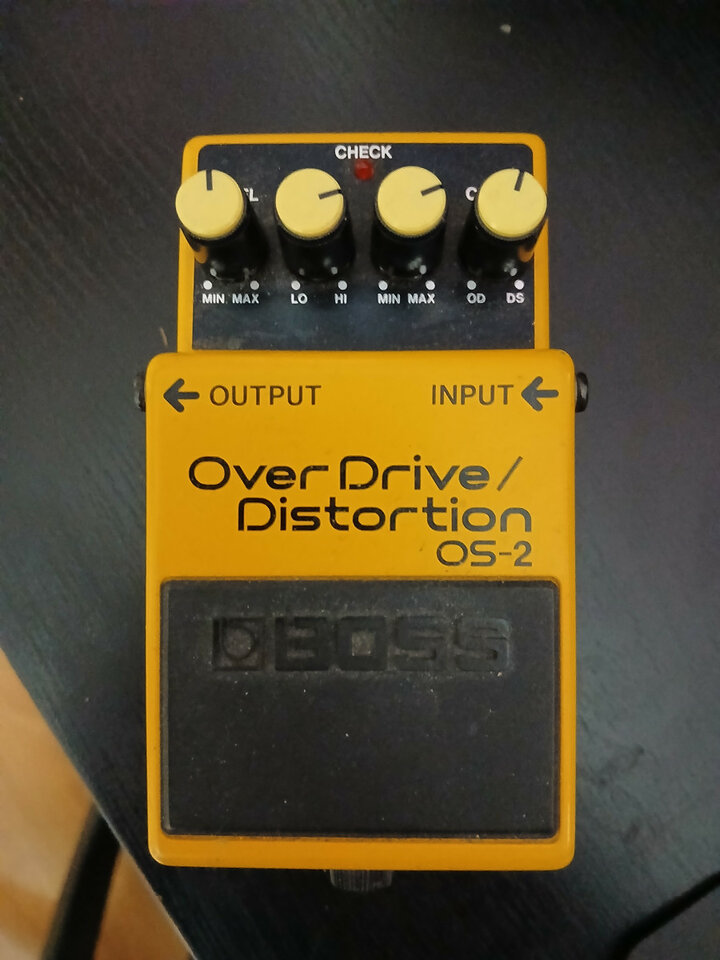 Cambio/vendo Distorsión Boss OS-2