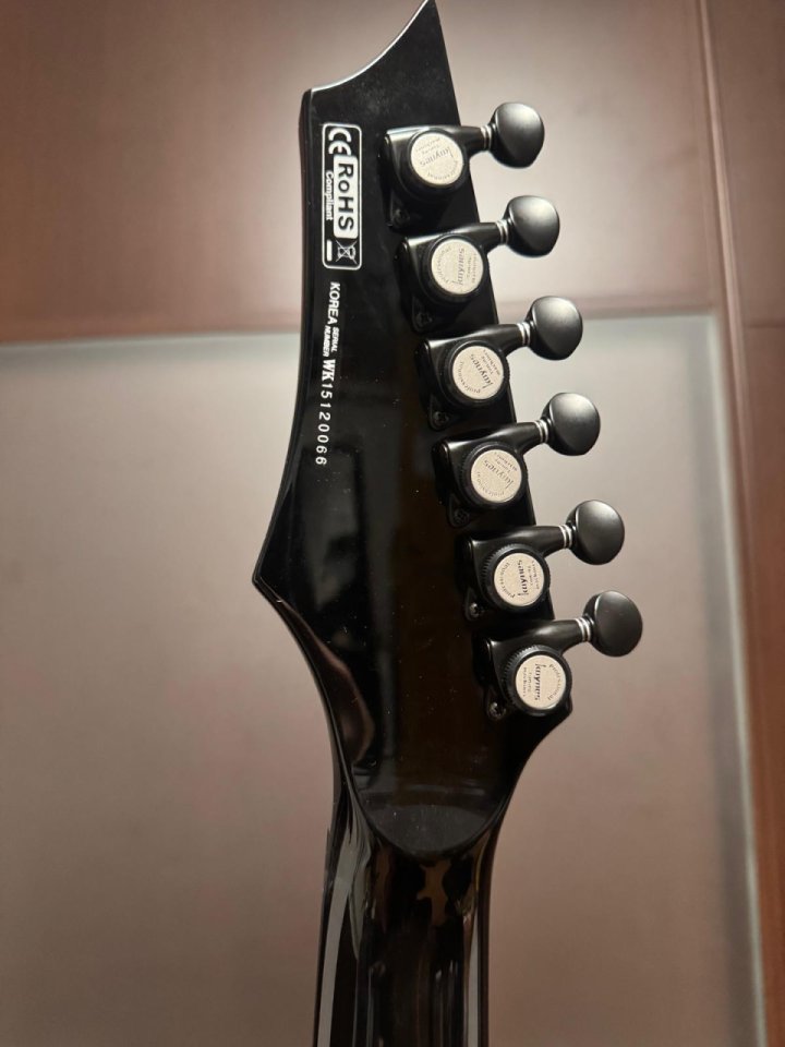 Dean Custom 450 FM Trans Black