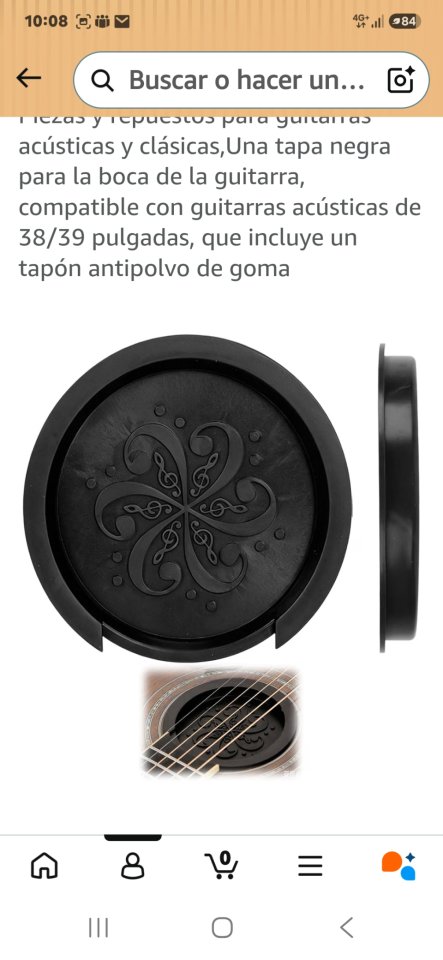 Tapaboca Anti-Feedback Guitarra Acústica de segunda mano · Foto 5 de 10 · Valencia · 6 €