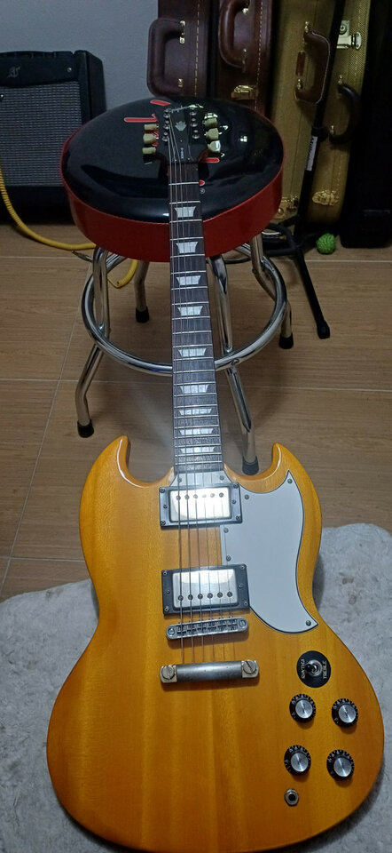 Epiphone SG natural Korina