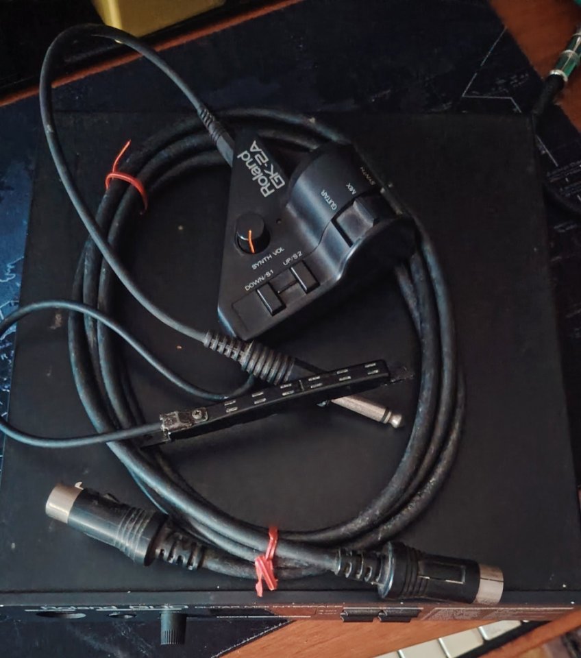 Roland GI-10 Interface MIDI y Pastilla Roland GK-2A