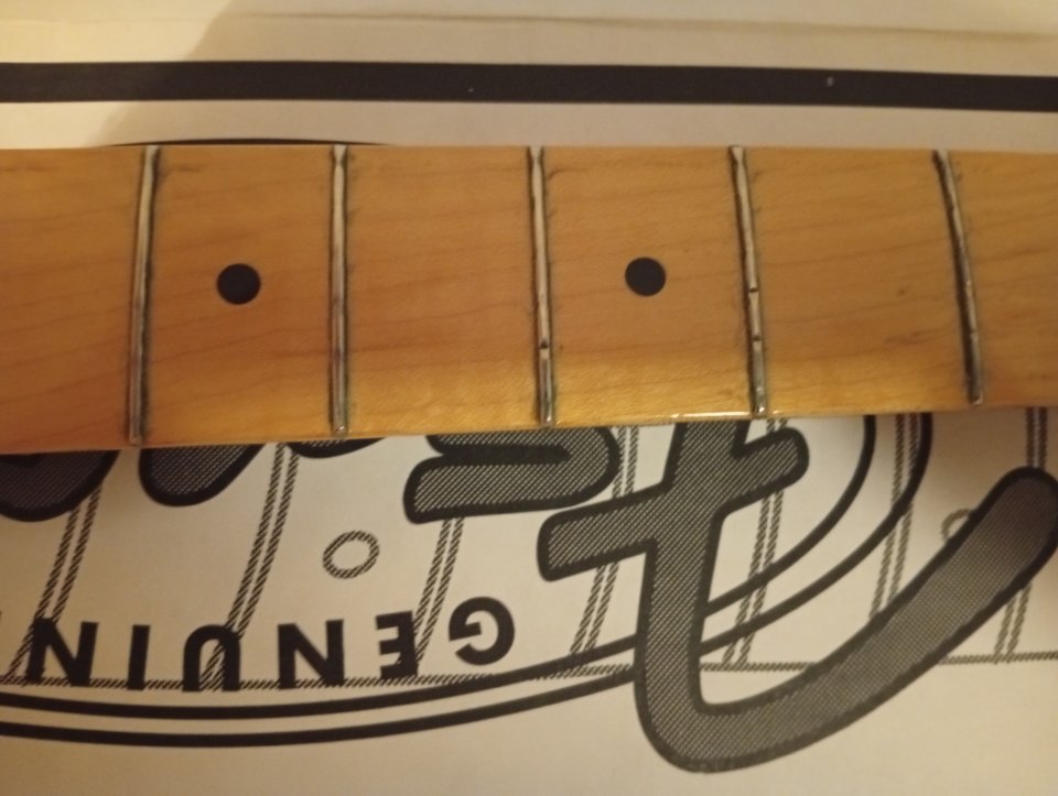 Mastil guitarra Fender stratocaster classic series 70s MIM diapasón arce