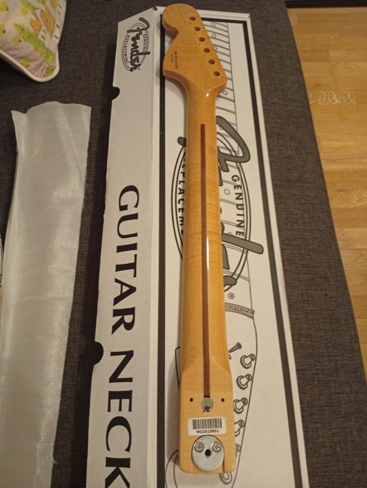 Mastil guitarra Fender stratocaster classic series 70s MIM diapasón arce