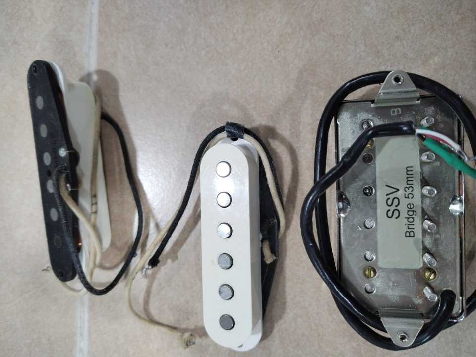 Shur ssv y v60 LP pickups