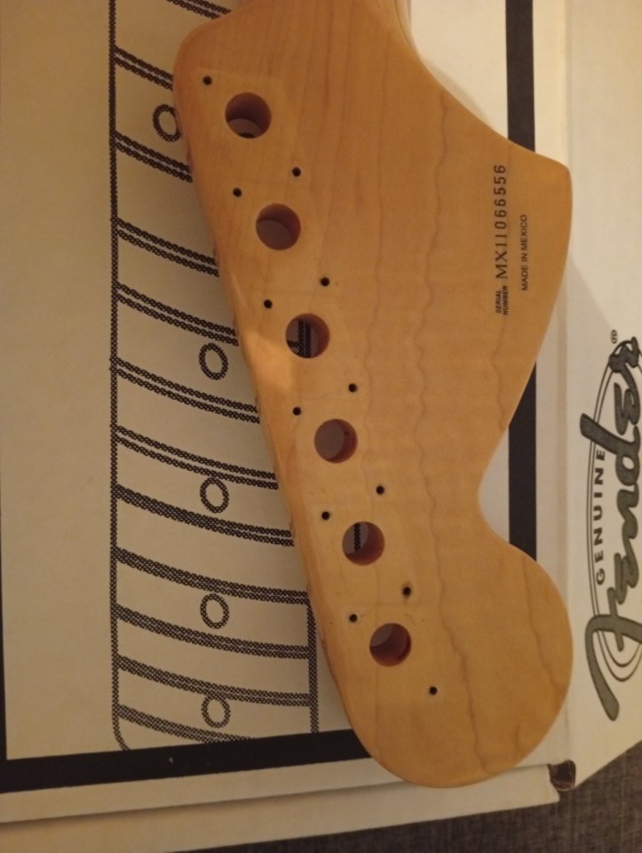 Mastil guitarra Fender stratocaster classic series 70s MIM diapasón arce