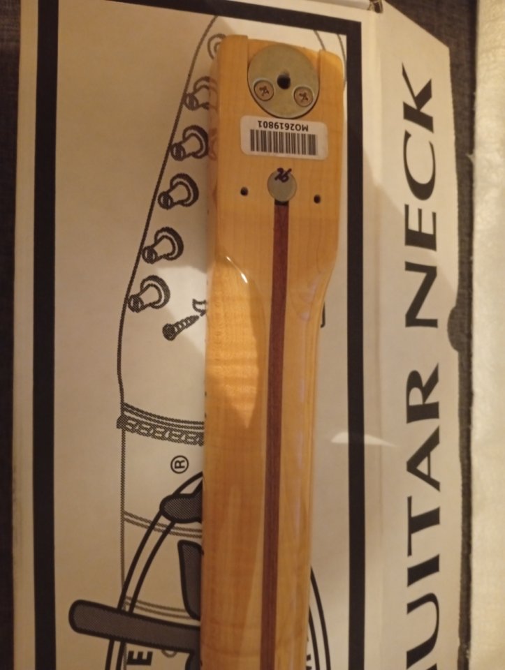 Mastil guitarra Fender stratocaster classic series 70s MIM diapasón arce