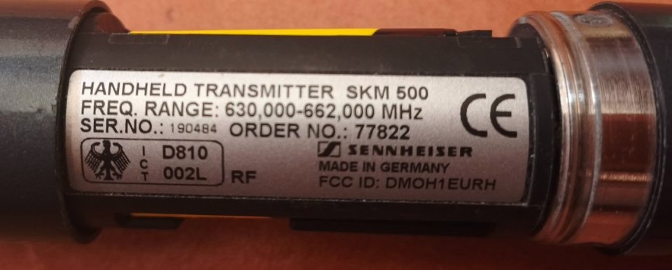 Sennheiser ew 500 Set Inalámbrico Profesional de segunda mano · Foto 7 de 7 · Alicante · 195 €