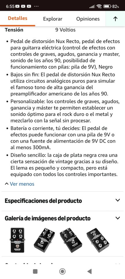 Nux Recto Distorsion